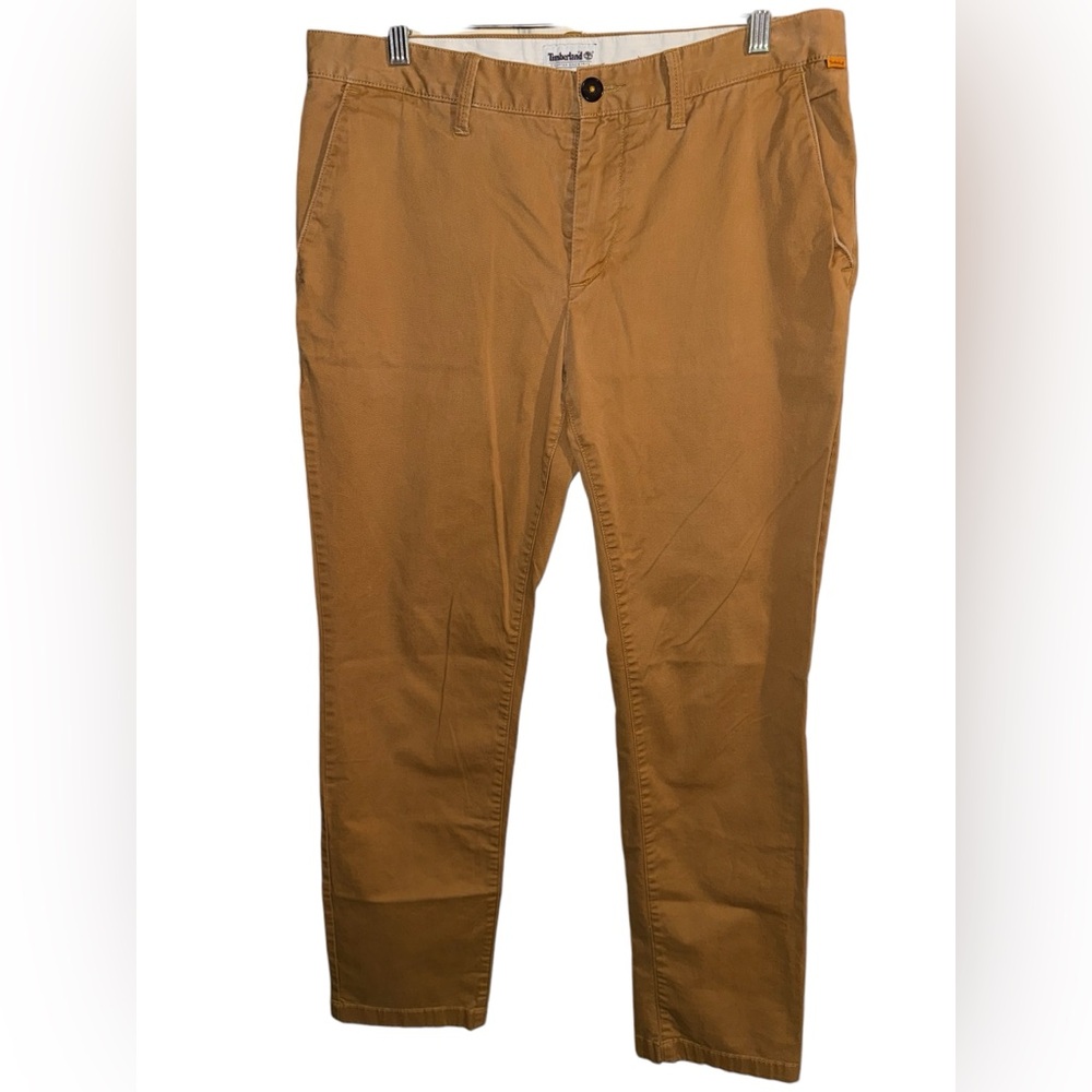 Timberland TFO Twill Chino Pant (Slim) 0A29Q2 men’s size 34 x 32 dark wheat
